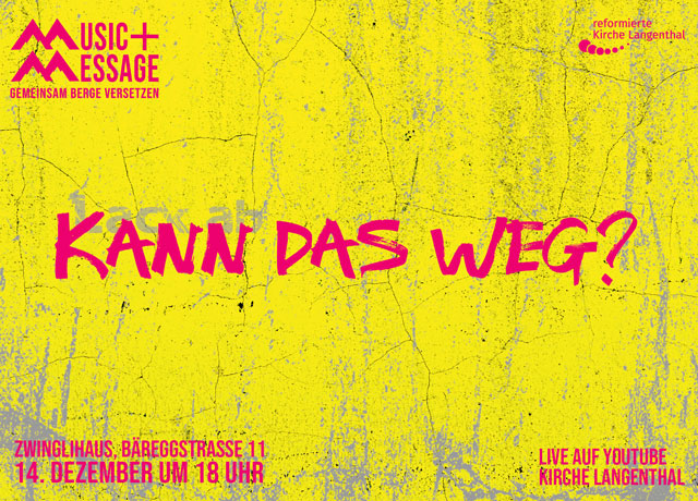 Music&Message - Abend für Jugendliche ab der 7. Klasse 